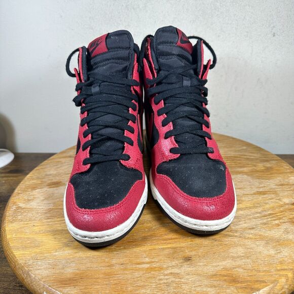 Nike Dunk Sky Hi Hidden Wedge University Red 528899-016 Shoes Womens Size 7.5‎ - Picture 3 of 9